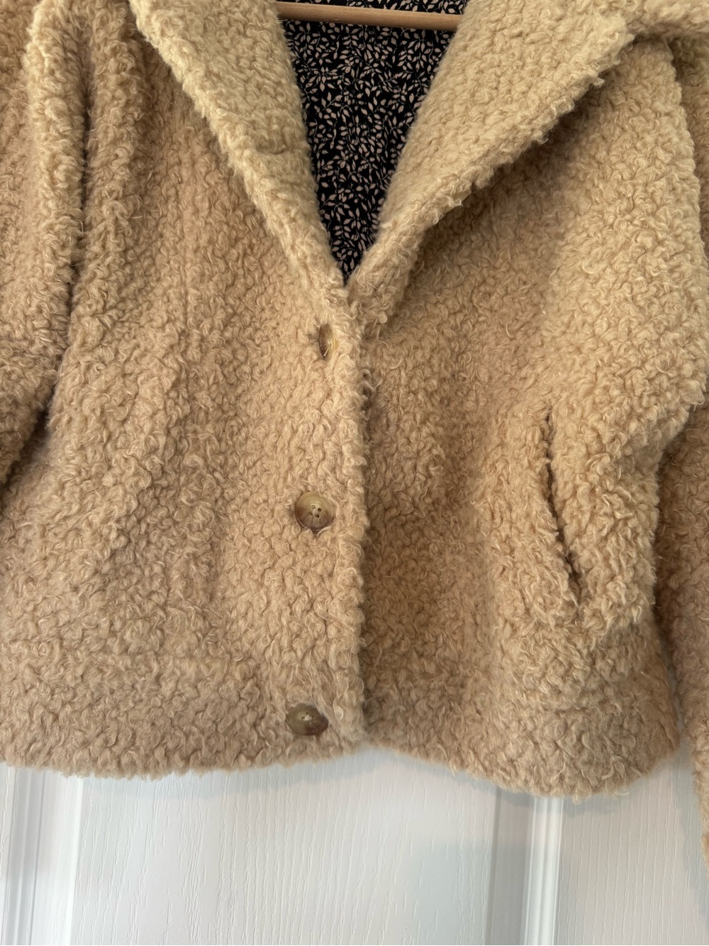 Faherty Timber Ridge High Pile Jacket In Snowfall - Picture 5 of 12